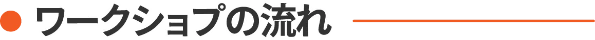 ワークショップの流れ
